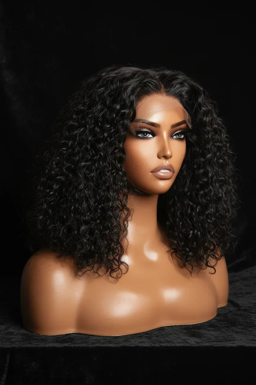 5 by 5 HD Lace Closure Wig Deep Wave
