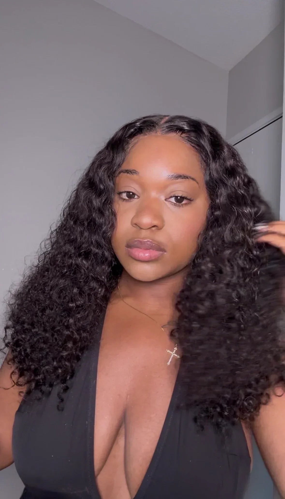 5 by 5 HD Lace Closure Wig Deep Wave