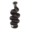 Body Wavy Virgin Brazilian Hair #1B Natural Black