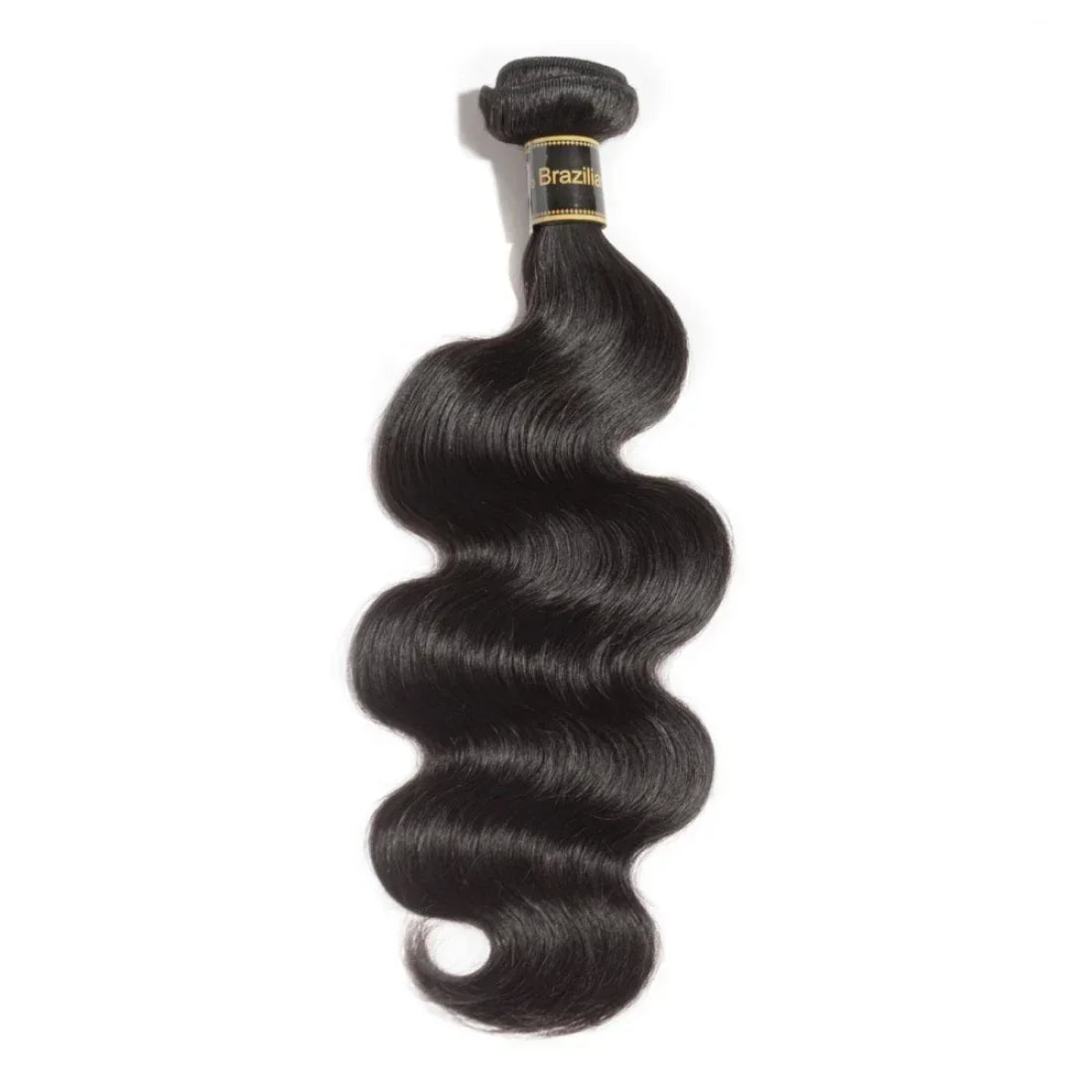 Body Wavy Virgin Brazilian Hair #1B Natural Black